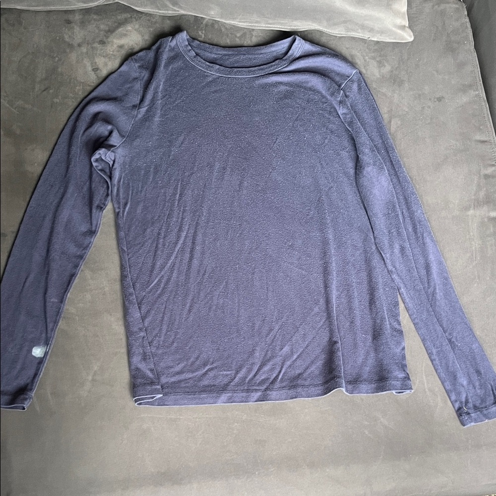 Long Sleeve Dark Blue Top
